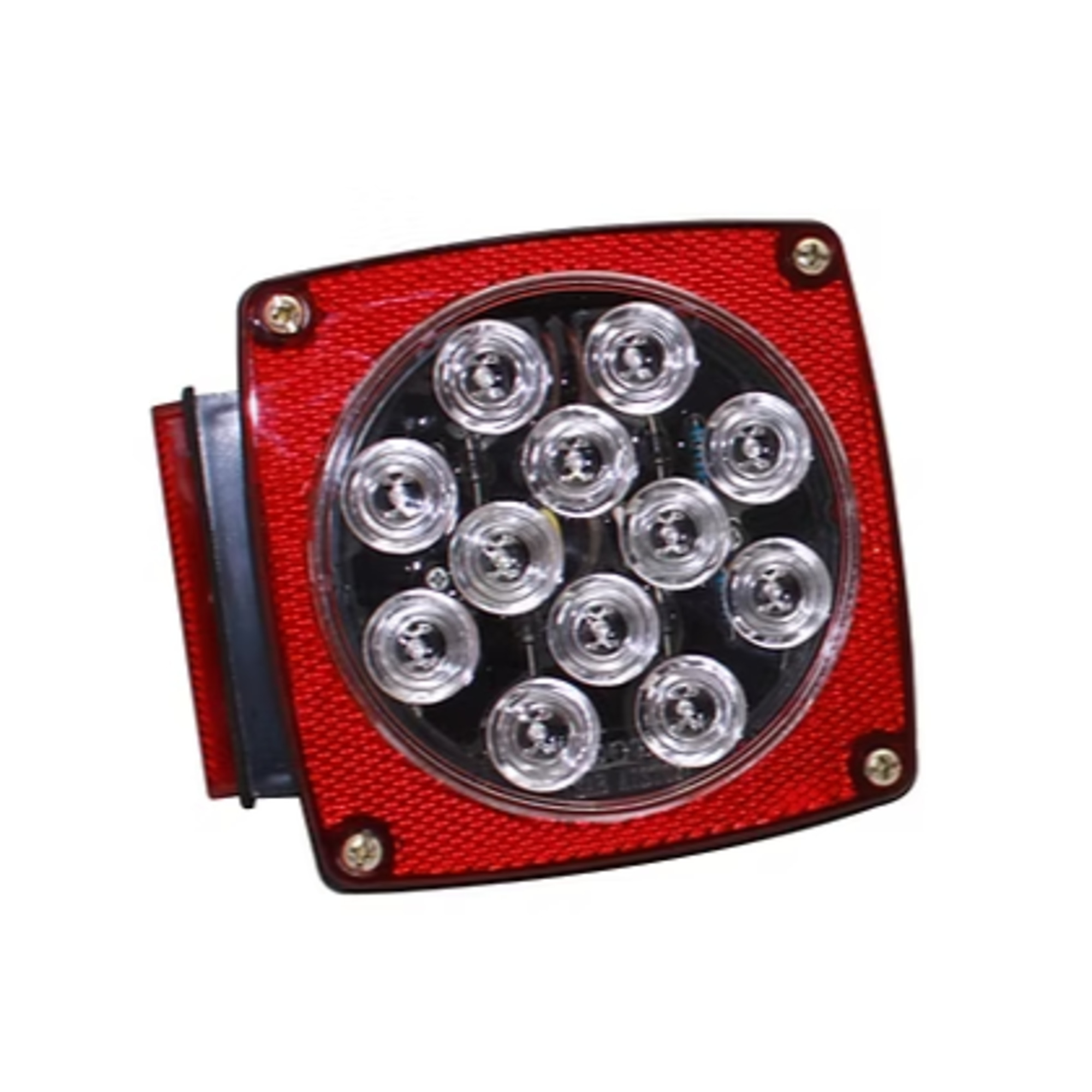 Uriah Products Clear LED Stop/Turn/Tail Trailer Light — Curb Side, Flush-Mount, 12V, Model# UL942001